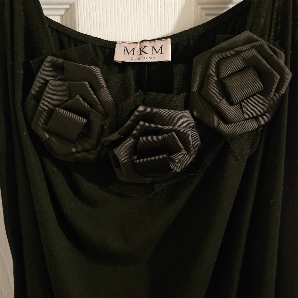 Women's Tank Top with ribbon Roses / XL